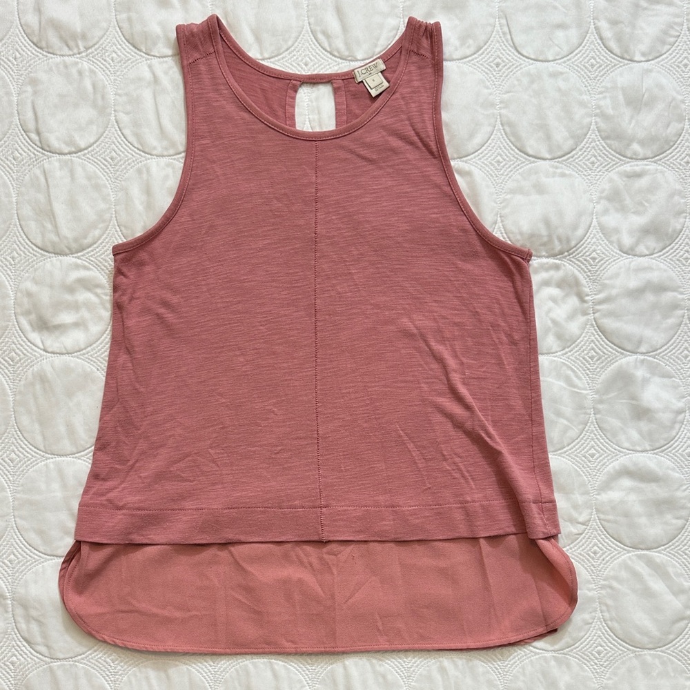 J. Crew Dusty Rose Tank Top